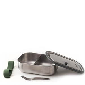 Black & Blum Olive Stainless Steel Lunch Box